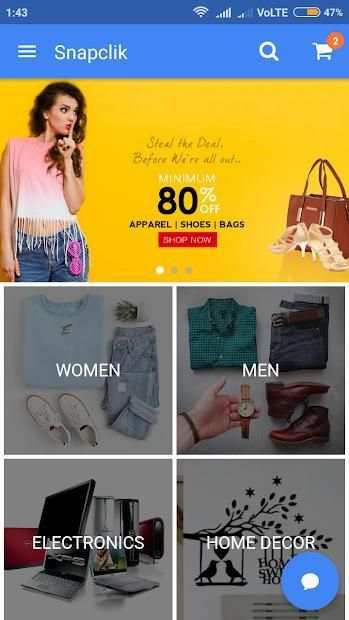 Snapclik Online Shopping App screenshot 6