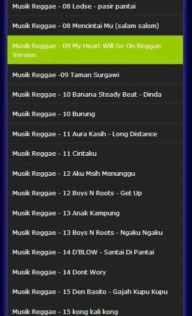 Musik-Reggae-MP3 screenshot 1