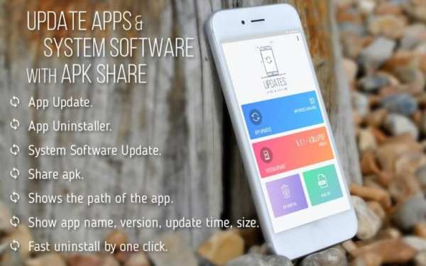 Update Apps & System Software Update & Share APK स्क्रीनशॉट 1