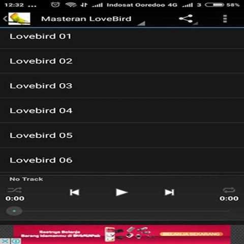 Masteran suara burung Lovebird screenshot 2