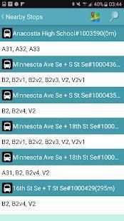 DC Metro Bus Tracker स्क्रीनशॉट 7