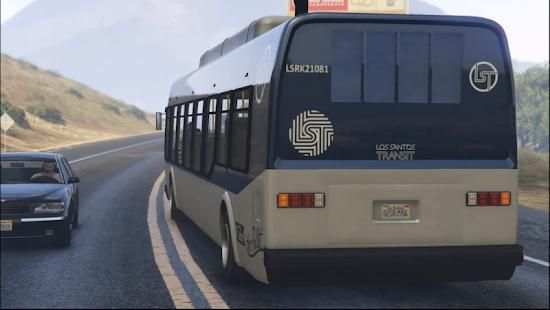 Real Snowy Bus Simulator 2019:3D screenshot 2