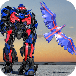 ikon Police Robot Eagle Transform: Battle Revolution