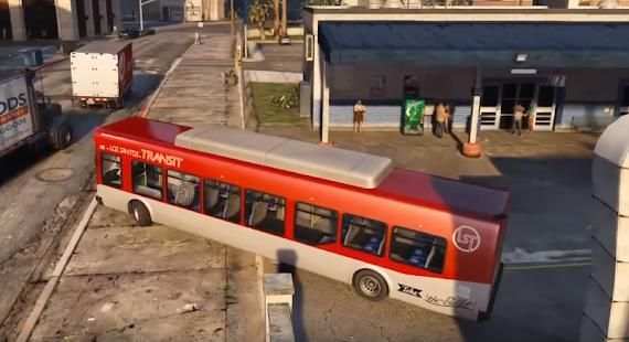 Real Snowy Bus Simulator 2019:3D screenshot 8