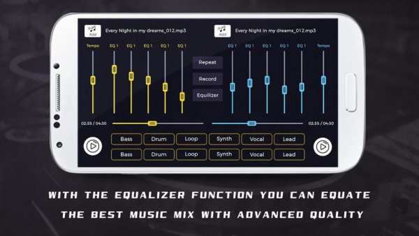 Mobile DJ Songs Mixer स्क्रीनशॉट 1