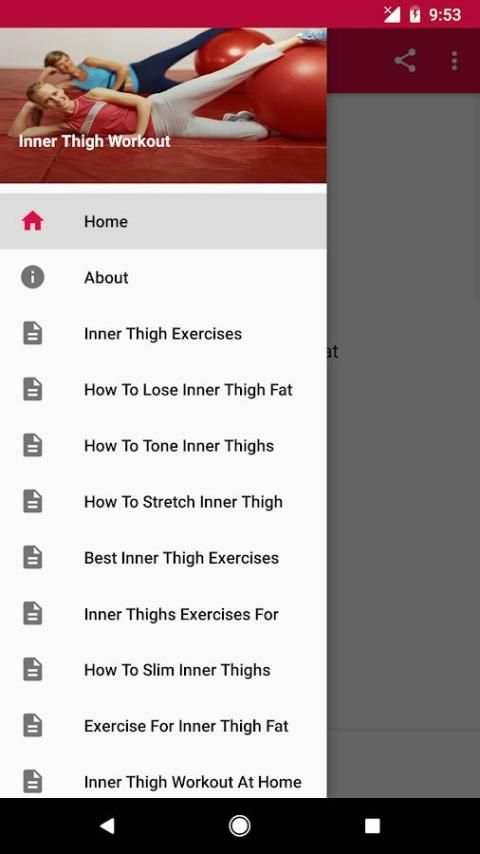 Inner Thigh Workout स्क्रीनशॉट 3