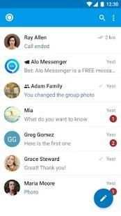 Alo - Бесплатные сообщения и видеозвонки screenshot 1