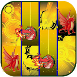Dragon Piano Tiles Fire आइकन