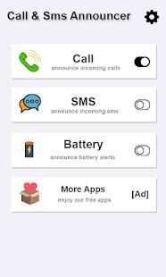 Call & SMS Name Announcer screenshot 1