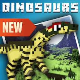 ikon Jurassic World New Adventure Mini-game. Peta MCPE