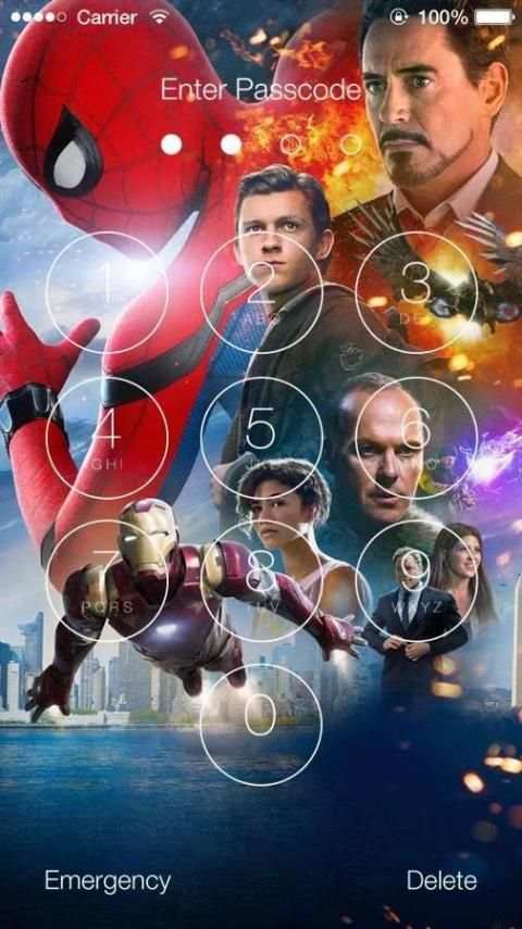 Spider-Man Home Coming Lock Screen screenshot 3