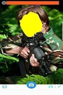 Army Photo Selfie Camera screenshot 1