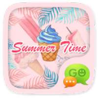 (FREE) GO SMS SUMMER TIME THEME on 9Apps