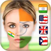 FlagFace - paint your Face on 9Apps