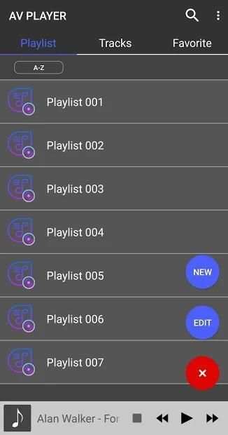 AV Player Lite - Music player & Video player स्क्रीनशॉट 7