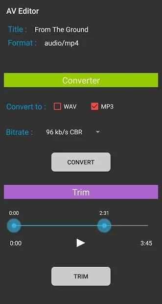 AV Player Lite - Music player & Video player स्क्रीनशॉट 6
