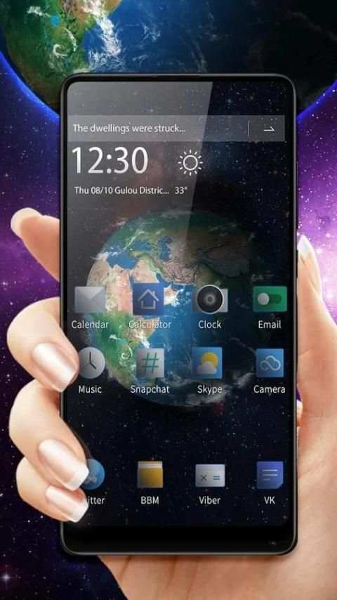 3D Earth discovery theme स्क्रीनशॉट 2