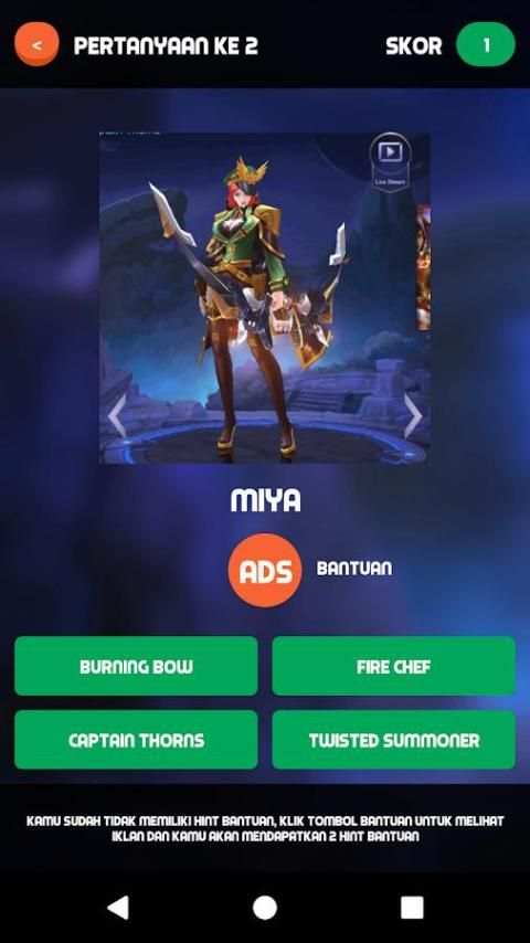 Tebak Skin - Quiz Mobile Legends Bang Bang screenshot 2