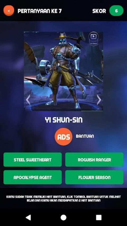 Tebak Skin - Quiz Mobile Legends Bang Bang screenshot 4