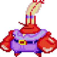 Color by number - Sponge bob Pixel Art on 9Apps
