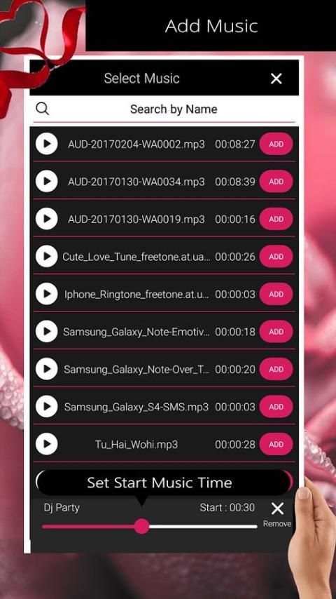 Valentine Slideshow Maker स्क्रीनशॉट 5