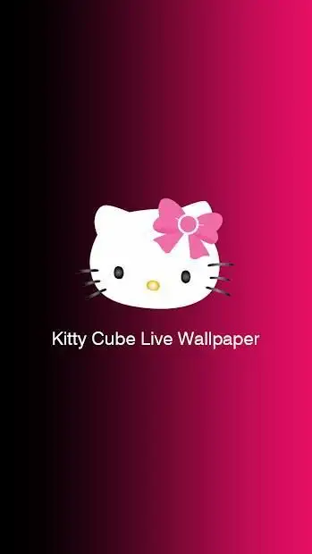 Kitty cube live wallpaper screenshot 2
