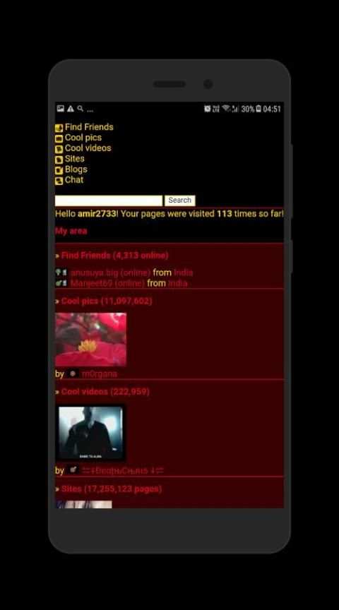 Peperonity screenshot 1