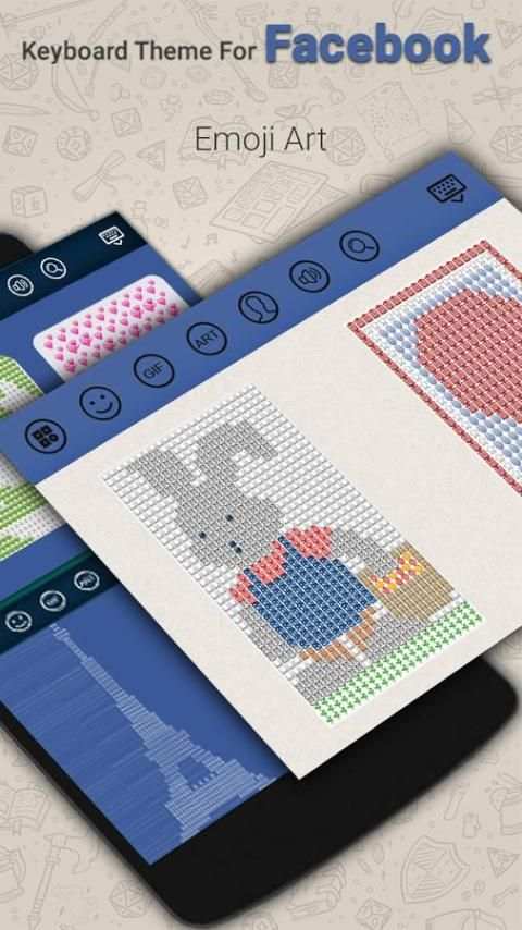 Keyboard Theme For Facebook screenshot 1
