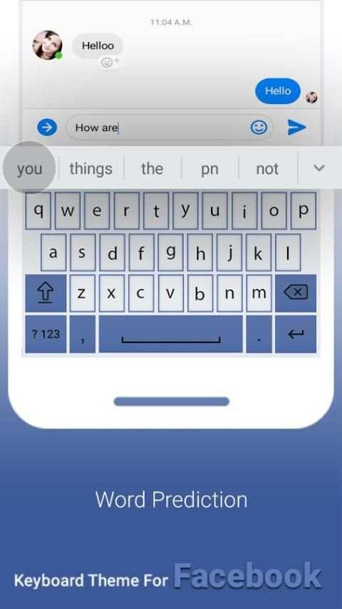 Keyboard Theme For Facebook screenshot 2