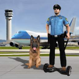 Airport Drug Dog : Police Hoverboard Stunt