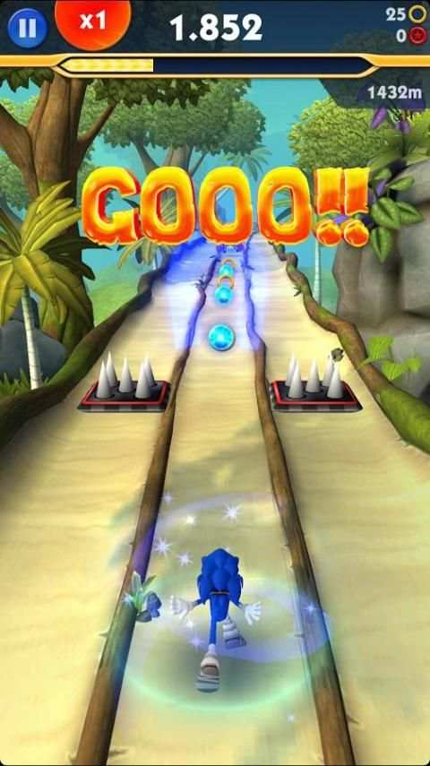 Super Sonic Dash Runners Adventure 3D screenshot 4