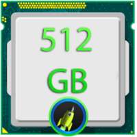 512 GB RAM Booster : 512 GB Storage Space Cleaner