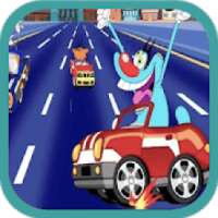 ikon Super Oggy Car Drivinge Race