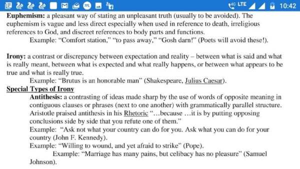 Literary Terms Definitions and Examples screenshot 4