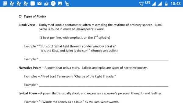 Literary Terms Definitions and Examples screenshot 2
