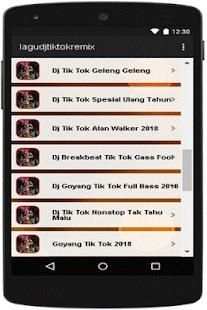 DJ Tik Tok Remix 2018 screenshot 3