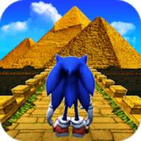 Temple Sonic Train in Pyramid Rush Adventure