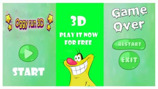 Oggy run 3D स्क्रीनशॉट 2