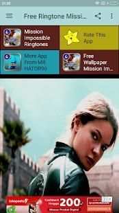 Free Ringtone Mission Impossible screenshot 1