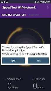 Speed Test Wifi-Network screenshot 1