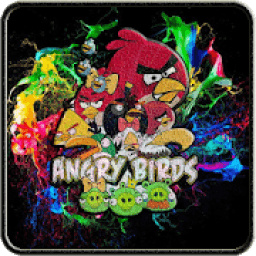 Art Angry Bird Wallpaper HD offline आइकन