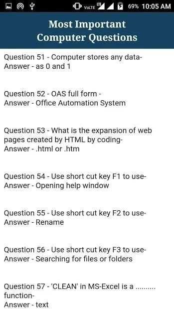 Computer General Knowledge скриншот 2