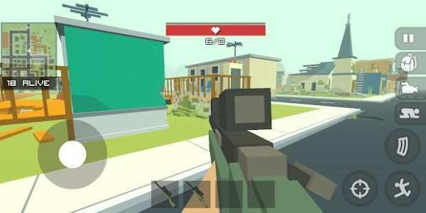Pixel Man Battle Ground Craft screenshot 1