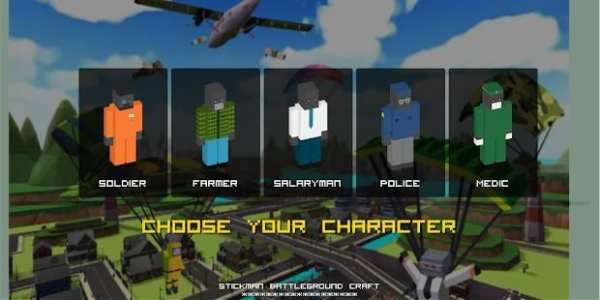Pixel Man Battle Ground Craft screenshot 2