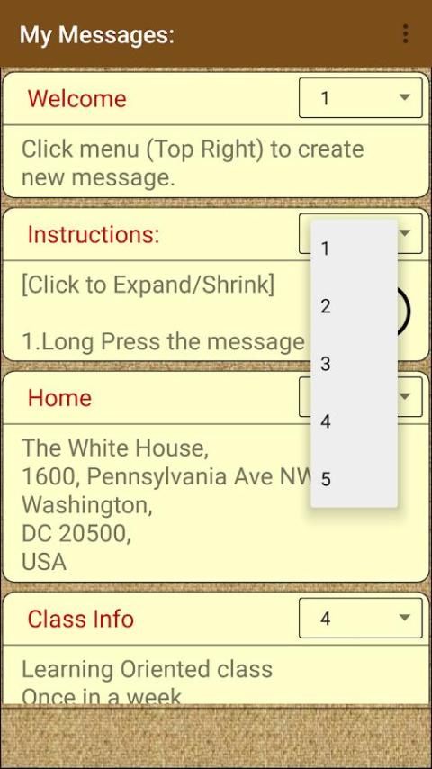 TextMessage Organiser स्क्रीनशॉट 3