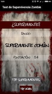 Test de Supervivencia Zombie screenshot 1