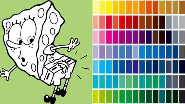 Coloring Spongebob स्क्रीनशॉट 2