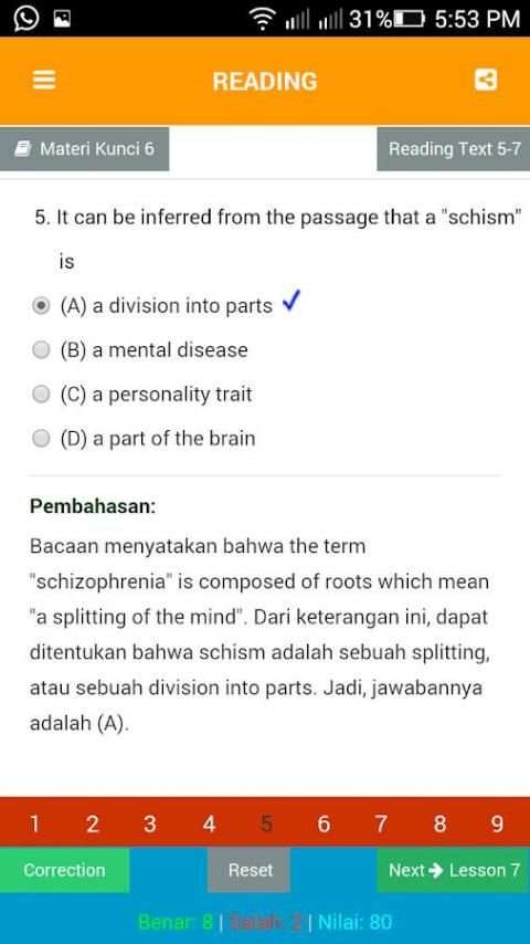 Genius TOEFL screenshot 11