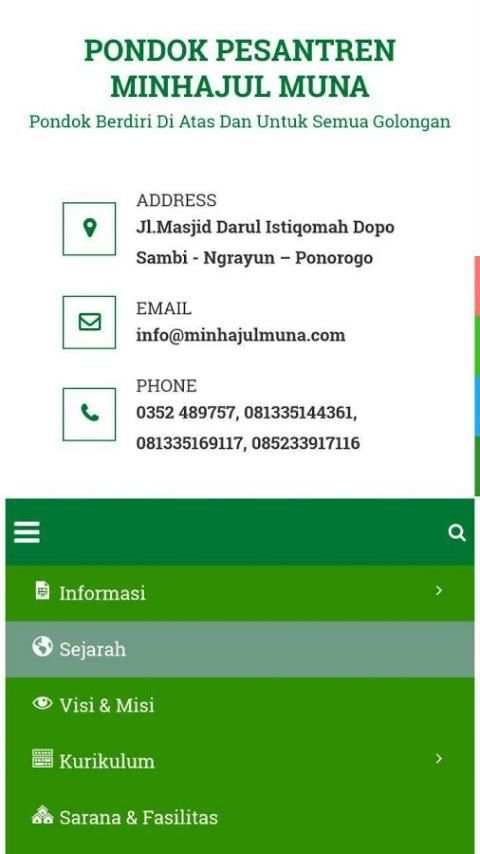 Pondok Pesantren Minhajul Muna screenshot 2