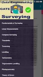 GATE Civil Engineering Surveying screenshot 6